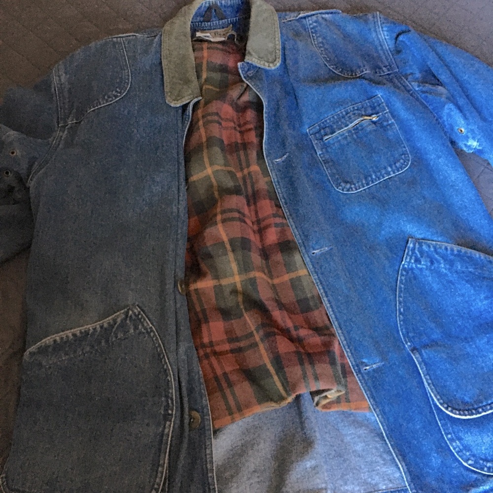 Vintage LL Bean Jean Pea Coat